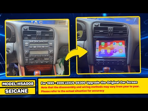 Lexus GS300 (1995-2006) CarPlay & Android Auto Radio Upgrade: Step-by-Step Installation