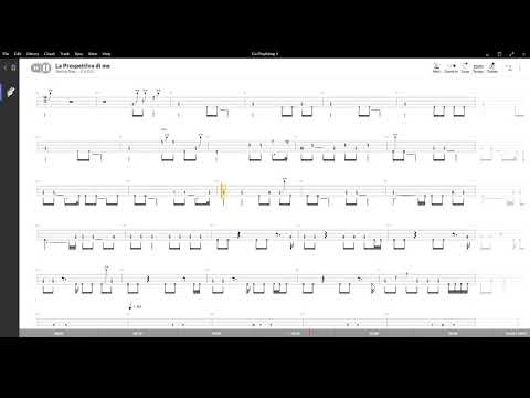 La Prospettiva di me ( Laura Pausini ) ,Tablatura e base Senza Basso - Backing bass track - NO BASS