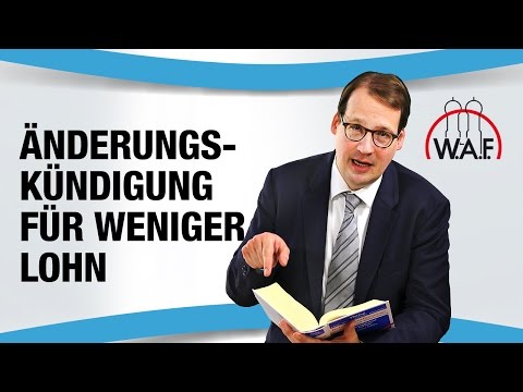 Ist eine Änderungskündigung zur Entgeltreduzierung erlaubt? | Betriebsrat Video