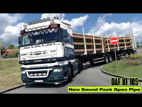 ETS2 | DAF XF 105 Open Pipe Sound Pack by SlavJerry | #ets2 1.56