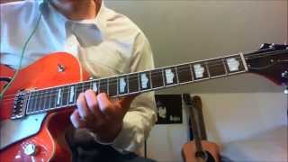 The Beatles - Lonesome Tears In My Eyes Lead Guitar Tutorial & Cover with Tabs
