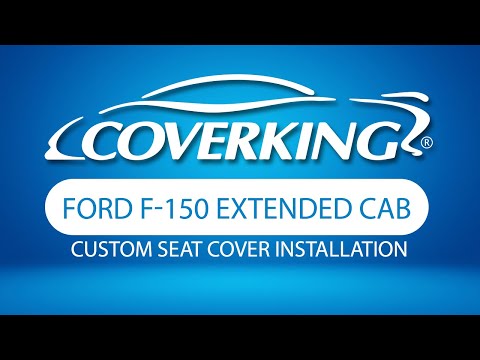 How to Install 2013-2014 Ford F-150 Extended Cab Custom Seat Covers | COVERKING®