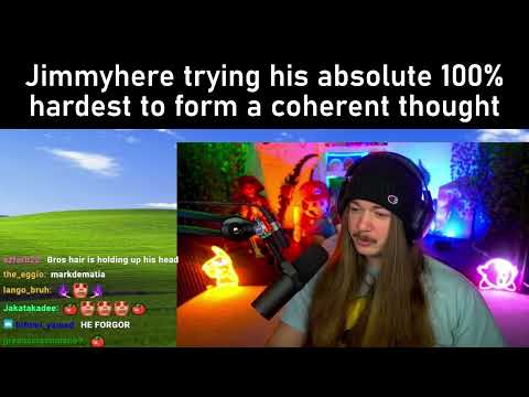 Jimmyhere trying his absolute 100% hardest to form a coherent thought