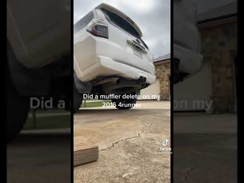 Thumbnail for Muffler delete on a 2016 TOYOTA 4RUNNER coldstart TikTok: grodthegod by Toyota 4Runner, Toyota