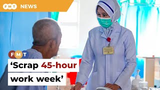 Nurses want 45-hour work week scrapped after WBB cancelled