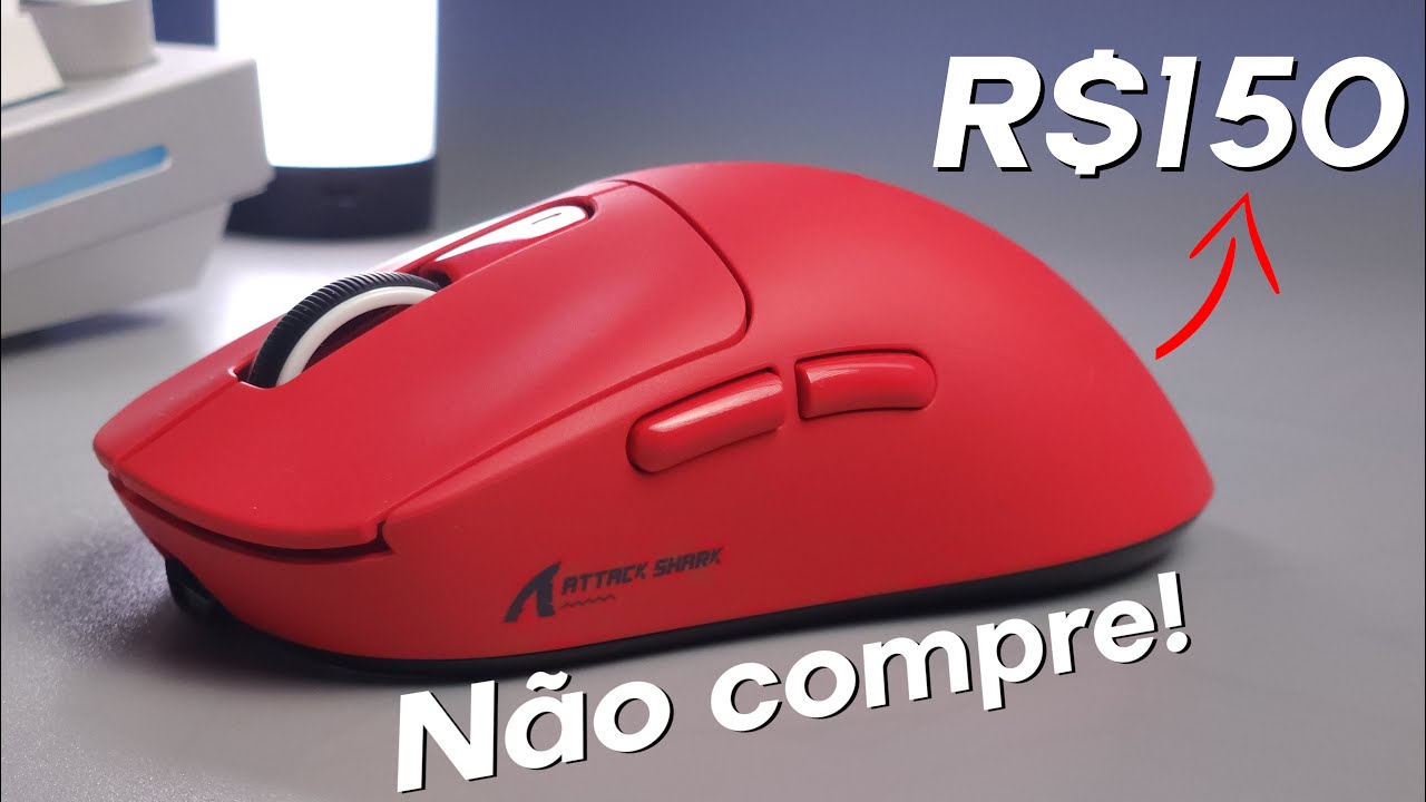 Não comprem esse mouse EXCETO se você... Attack Shark X3 Review