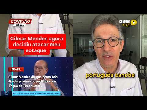 Vídeo: Gilmar Mendes diz que Zema ‘fala dialeto próximo do português’ ou ‘língua do Timor Leste’.
