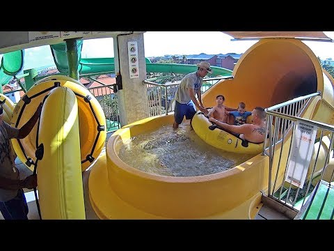 Giant Python Water Slide at Waterbom Bali