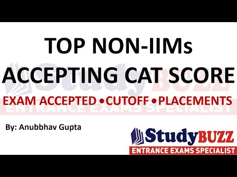 Top Non-IIMs MBA colleges which accept CAT score | CAT cutoff of non IIM colleges