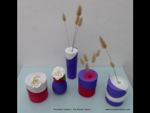  Haciendo manualidades reutilizando vasos viejos y botes de cristal con globos