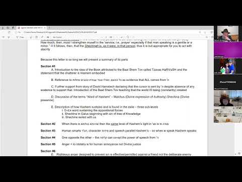 Iggeres HaKodesh Letter 25   Lesson #1