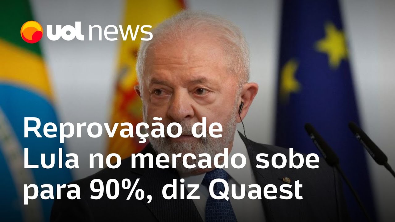 Reprovação de Lula no mercado sobe de 64% em março para 90% agora, diz Genial/Quaest