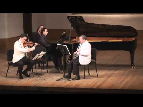Bartók Contrasts for Clarinet, Violin & Piano - 1st mvt. | T. Levy, G. Schmidt, V. Asuncion