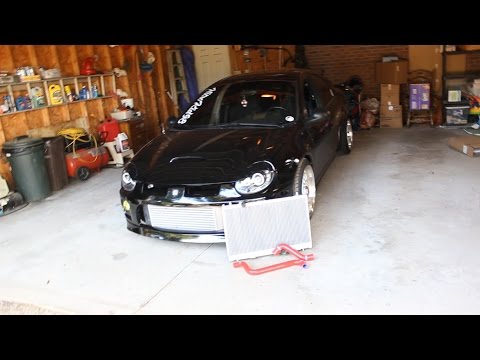 SRT4 eBay racing radiator and silicon hose install!
