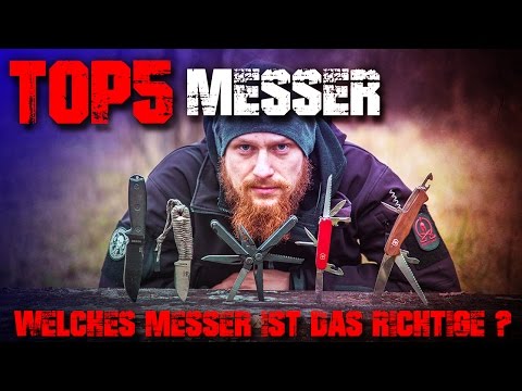 Top 5 Knives - Which Knife to Buy/Is the Right One? Outdoor Survival Bushcraft EDC Best Test