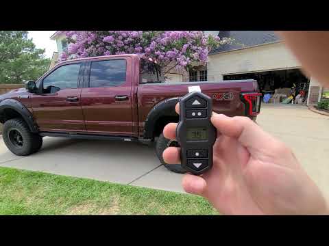2016 F-150 with Firestone air bags & Air Lift Wireless Compressor - carry heavy loads with no squat