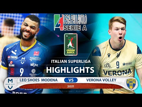 Волейбол Leo Shoes PerkinElmer Modena vs Verona Volley | Highlights | Italian Superliga | HD