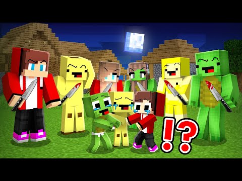 Why do PARENTS WANT to KILL Baby JJ, Mikey and Banana Kid in Minecraft Maizen!