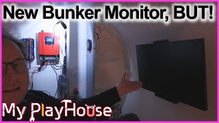 New Monitor in the Bunker & New little Power Issues - 1556