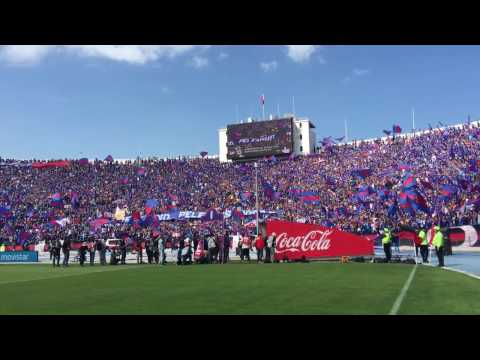"Los de Abajo - Salida U de Chile 08/04/2017 Superclásico" Barra: Los de Abajo • Club: Universidad de Chile - La U