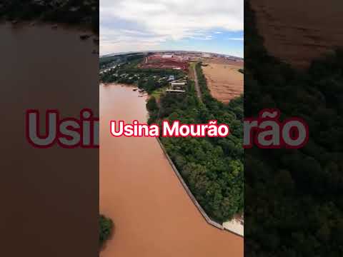 Essa é a usina Mourão da minha cidade campo Mourão