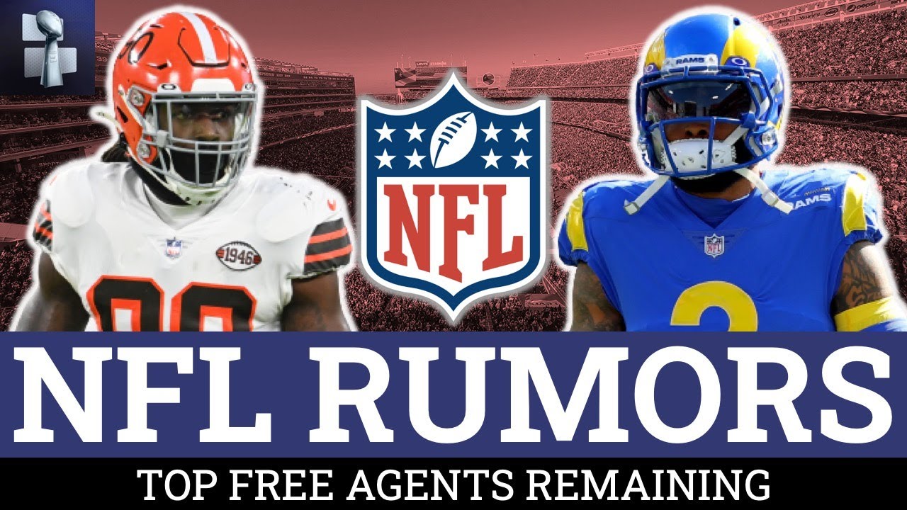 Top 25 NFL Free Agents Left After The 2022 NFL Draft