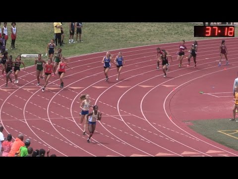 2016 TF - CIF-SS D3 Prelims - Girls 4 x 100M Relay (5 Heats)
