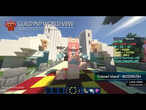 Minecraft MMORPG Guild Battle & Battle Royale PVP Fusion Syu's RPG (English Edition)