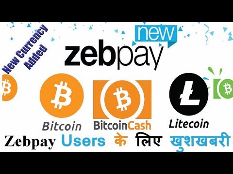 Zebpay update| How to buy Litecoin | Bitcoin cash | Bitcoin from Zebpay Wallet by Tech Help in HIndi Video