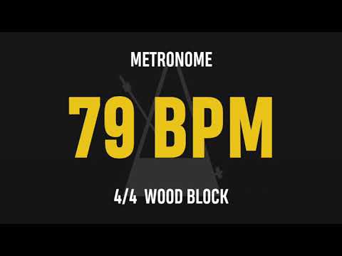 79 BPM 4/4 - Best Metronome (Sound : Wood block)
