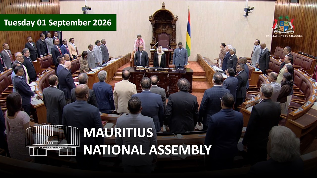 Mauritius National Assembly parliamentary sitting