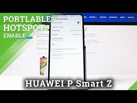 How to Activate Portable Hotspot in HUAWEI P Smart Z – Network Access Point