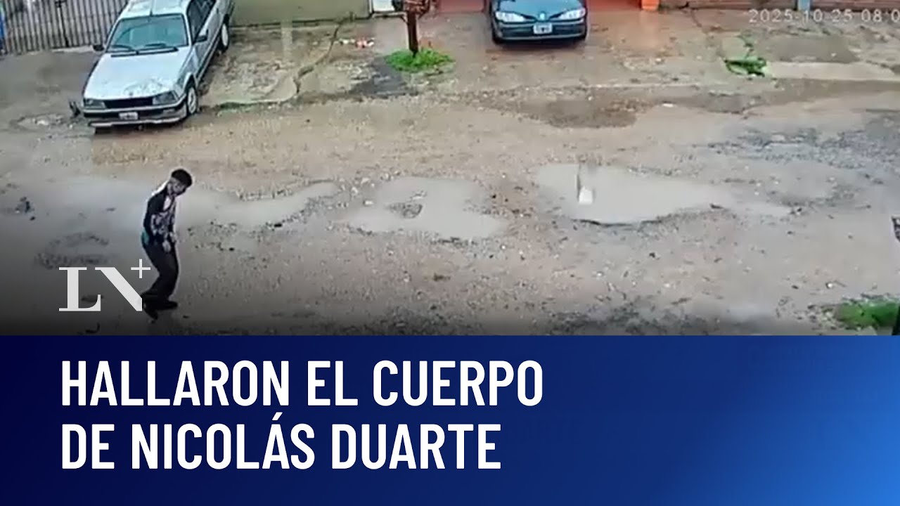 Hallaron el cuerpo de Nicolás Duarte: lo buscaban desde el viernes a la noche