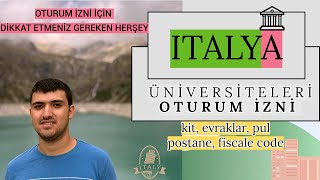 🇮🇹 İtalya’da Oturma İzni (Permesso di Soggiorno) Nasıl Alınır? | Adım Adım Rehbe