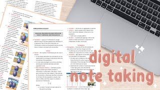 DIGITAL NOTE-TAKING SYSTEM | how i take digital notes using microsoft word