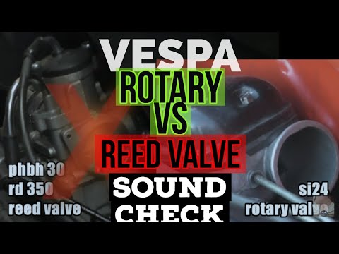 vespa ROTARY vs REED valve  SOUNDcheck / si24 vs phbh30 dellorto / FMPguides - Solid PASSion /