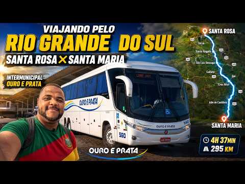 ESTRADAS do RS: O Intermunicipal com a OURO E PRATA! Santa Rosa A Santa Maria