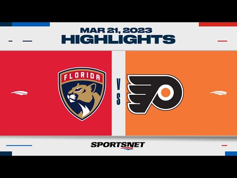 NHL Highlights | Panthers vs. Flyers - March 21, 2023