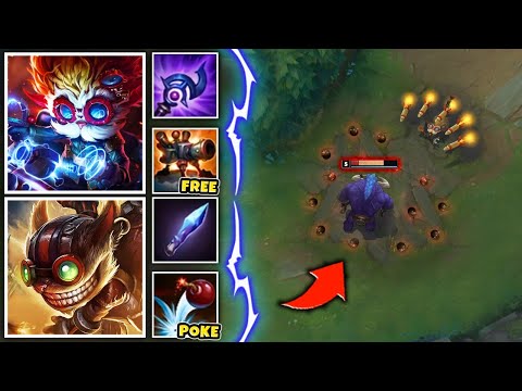 This is why double mage bot lane is the ticket to free LP (ziggs + heimerdinger)