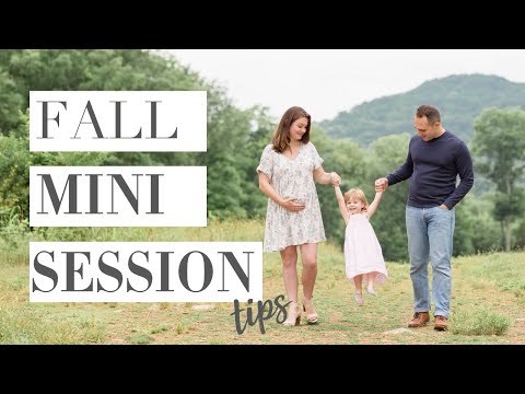 How to do Fall Mini Sessions | Mini Session Photography Tips