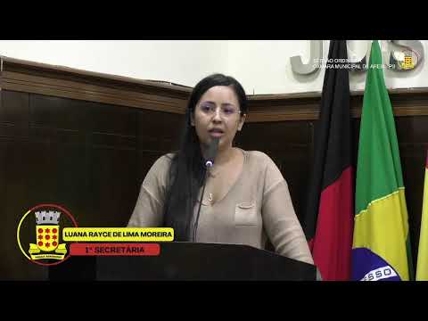 14ª SESSÃO ORDINÁRIA DA CÂMARA MUNICIPAL DE AREIA-PB DO 2° PERÍODO DE SESSÕES DA 20ª LEGISLATURA.