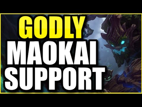 (IS THIS THE NEW LEONA) THIS MAOKAI SUPPORT BUILD IS LEGITIMATELY *SO* BUSTED! INSANE ENGAGES!