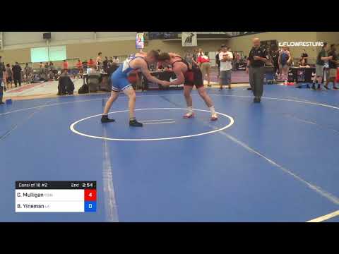 86 Kg Consi Of 16 2 Cody Mulligan Edinboro Vs Beau Yineman Lourdes Academy
