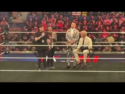 Dominik Mysterio and Rhea Ripley interrupted Cody Rhodes during Miz TV   WWE Raw 06/05/23