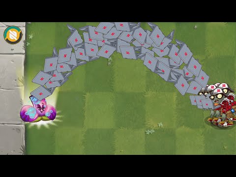 Pvz 2 Challenge - 1 Plant Max Level Power Up Vs 100 ZCorp HelpDesk !! Which plant wins?