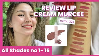 Download lagu Hanasui Mattedorable Lip Cream complete with 16 shades swatches & review mp3