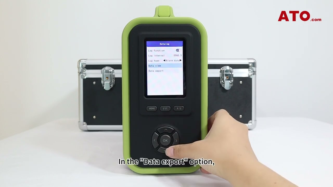 Multi Gas Analyzer - How to Check Out History Data & Export Data on PC