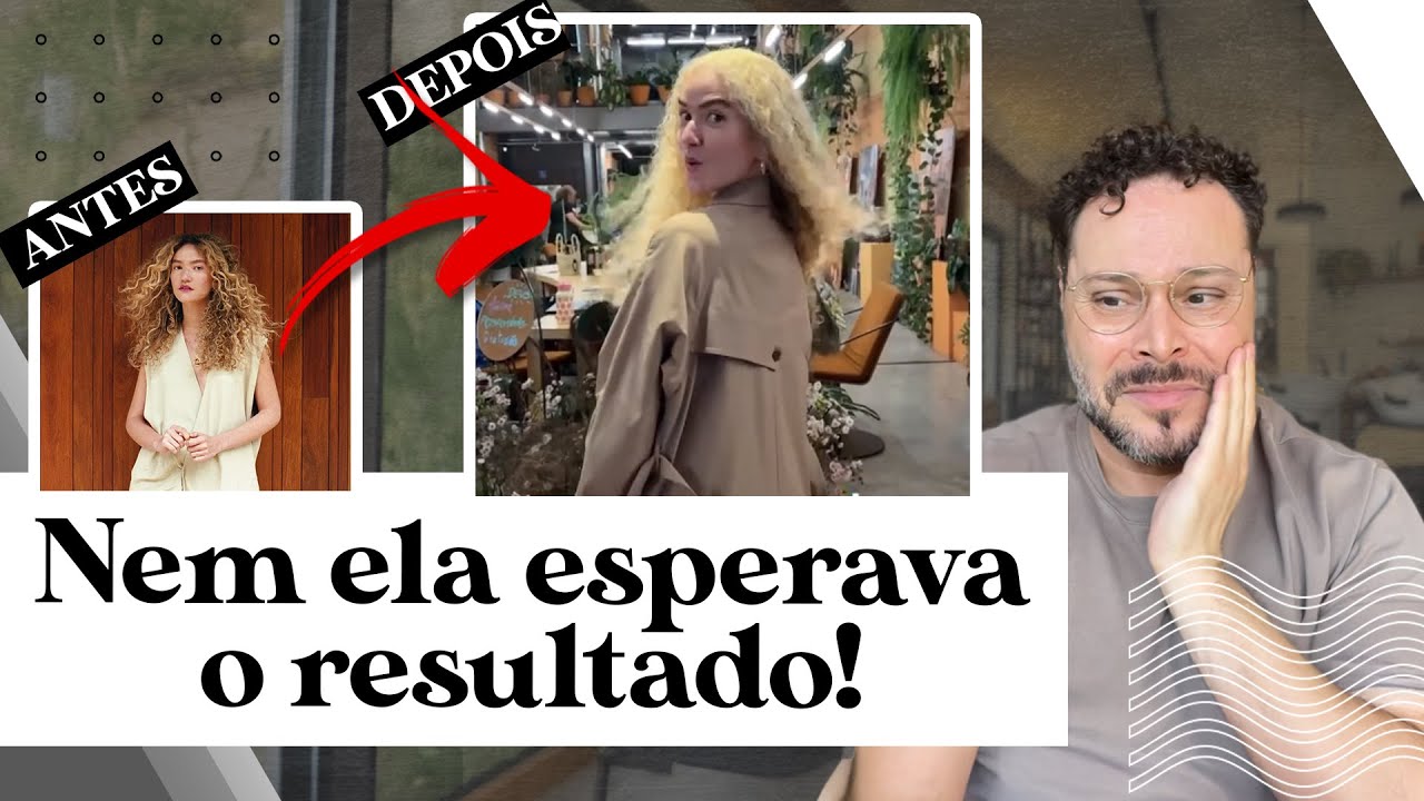 REACTING to the CONTROVERSIAL TRANSFORMATION in VITÓRIA FALCAO'S (ANAVITÓRIA) hair