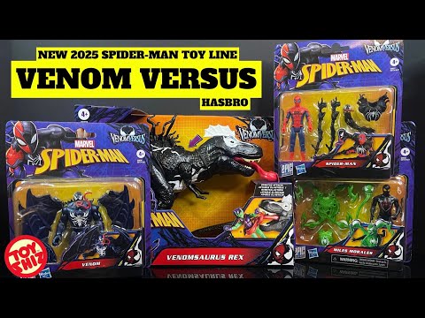 2025 NEW VENOM VERSUS TOY LINE | Venomsaurus Rex-Spider-Man & MORE! | Hasbro