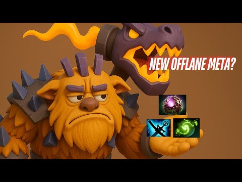 This is DEFNITELY the NEW offlane meta! | Earthshaker Dota 2 7.38